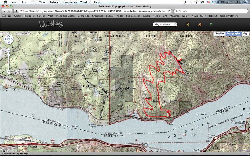 trail route